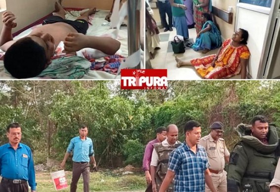 Bomb Terror in Agartala : Two minor boys were seriously injured in a bomb blast in Badarghat Stadium Bomb Terror in Agartala : Two minor boys were seriously injured in a bomb blast in Badarghat Stadium